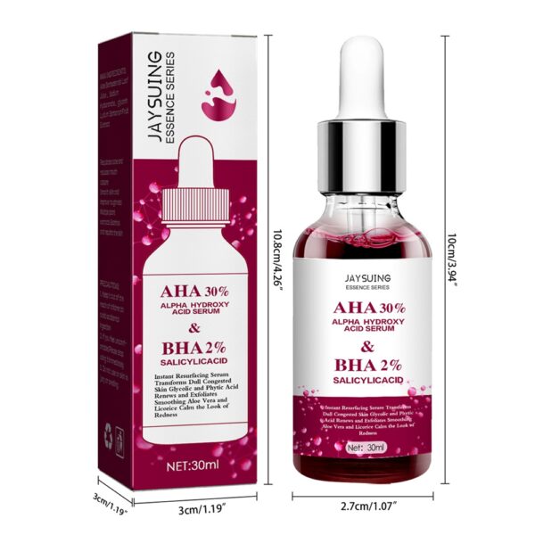 Face Serum Fruit Acid Acne Treatment Oil Control Remove Blackheads Shrink Pores Skin Texture Improve Care