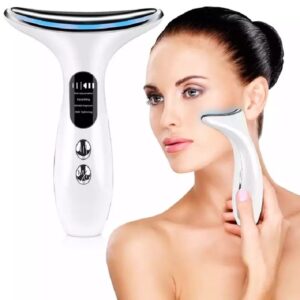 Microcurrent Face Neck Beauty Device LED Photon Firming Rejuvenating Anti Wrinkle Thin Double Chin Skin Care Facial Massage