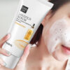 Gold Fullerene Facial Cleanser Foam Face Wash Collagen Shrink Pores Cleansing Oil Control Whitening Acne Treatment Skin Care