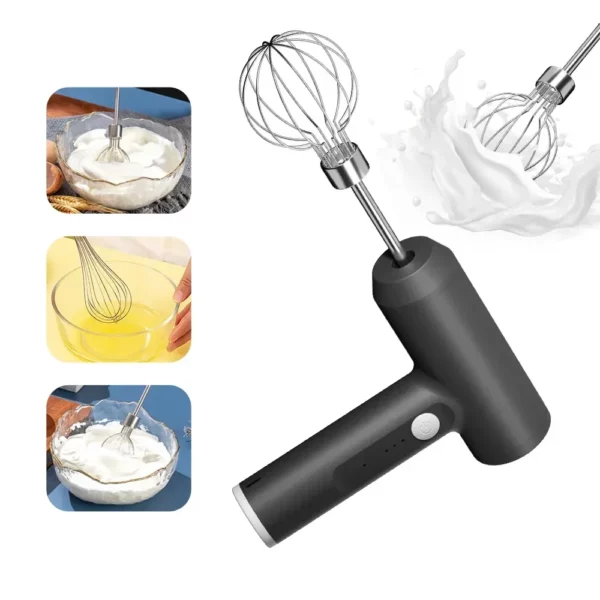 Wireless Electric Food Mixer Handheld Speeds Egg Beater Baking Dough Cake Cream Mixer Automatic Egg Beater Kitchen Tool