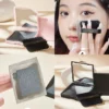 Bamboo Blotting Papers with Mirror&Makeup Puff Refreshing Portables Oil Control Tool Kits Facial Oil Absorbing Sheets Care