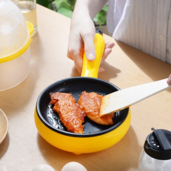 Mini Household Electric Frying Pan Skillet Fried Eggs Steamer Boiler Non-Stick Fried Steak Pancake Omelette Breakfast Maker