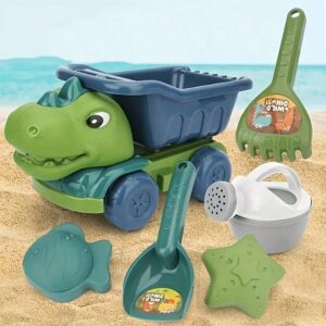 Engineering Vehicle Sand Beach Toy Set & Dinosaur Sand Car Toy Set Suitable Old Children