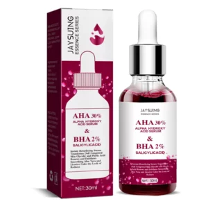 Fruit Acid Shrink Pores Face Serum Salicylic Acid Oil Control Remove Acne Blackheads Dark Spot Whitening Moisturizing Skin Care