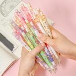 Pencil With Eraser Cute Cartoon Mechanical Pencil Press Type Sketch Pencil Sketch Comics Design Pencil
