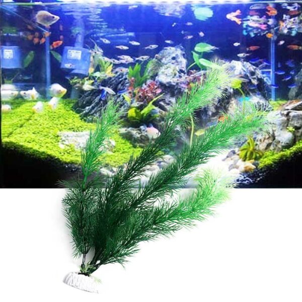 Plants Plastic Grass Fish Tank Decor Artificial Fake Water Plant Ornaments Aquarium Accessories