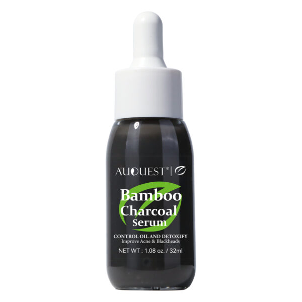 Bamboo Charcoal Face Serum Oil Control Blackheads Remover Brightening Hyaluronic Acid Facial Serum Skin Care