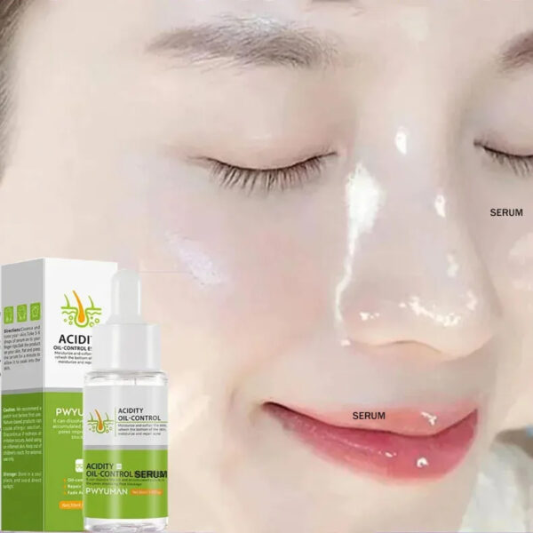 Acidity Pore Shrinking Face Serum Open Pore Acne Treatment Oil Control Firming Moisturizing Whitening Repair Smooth Skin Care