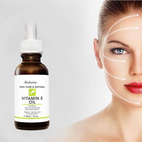 Pure & Natural Cosmetic Vitamin E Oil Essential Oil Skin Care Visibly Reduce Scars,Stretch Marks,Dark Spots & Wrinkles Face Care