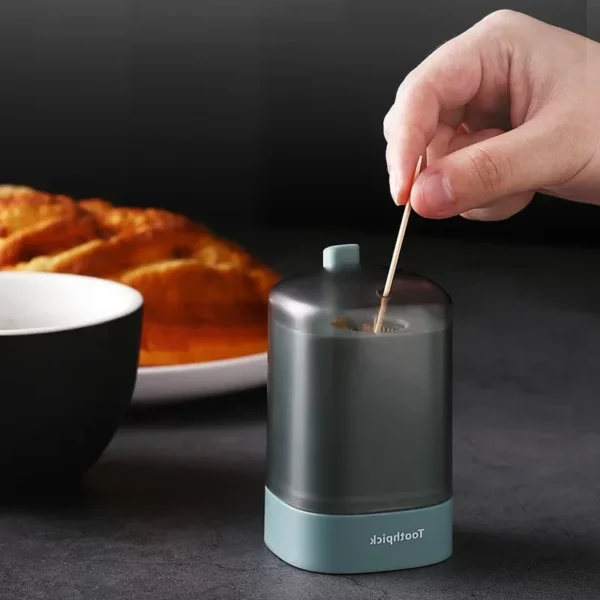 Creative Automatic Pops Up Toothpick Box Dispenser Home Living Room Dining Room Toothpick Storage Boxes Holder
