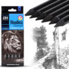 Artist Professional Woodless Carbon Sketch Pens Hard/Medium/Soft Charcoal Pencil Set Drawing Sketch Tool Painting Supply