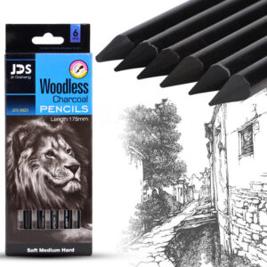 Artist Professional Woodless Carbon Sketch Pens Hard/Medium/Soft Charcoal Pencil Set Drawing Sketch Tool Painting Supply