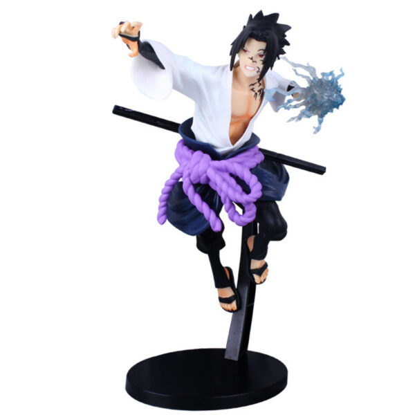 Anime Uchiha Sasuke Figure Vibration Stars Fighting Chidori Pose Anime Model Toy Gift Collection Action Figure PVC