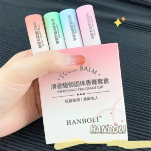 Cute Peach Body Solid Balm Solid Perfumes Balm Men Women Mini Fragrances Long Lasting Natural Fresh Deodorants