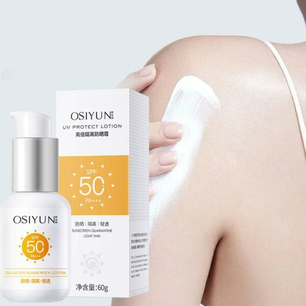Facial Sunscreen  Refreshing Oil Control Sunscreen Facial Rays Sunscreen Effectively Ultraviolet Isolates