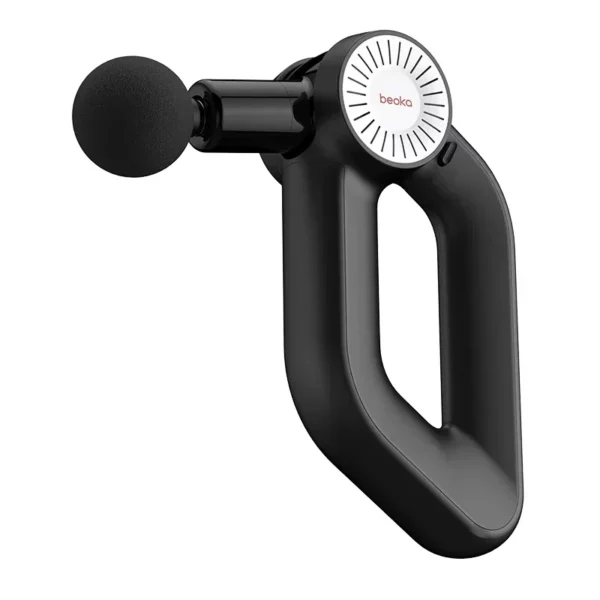 Professional high powered body massager high frequency vibration fascial muscle gym massage gun with heated function