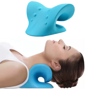 Neck Massage Pillow, Portable Cervical Spine Massager Acupressure Necks Shoulder Pillow for Neck Shoulder Relaxer Neck Pain