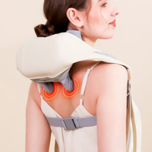 Cordless Neck Shoulder Massager Multi-Purpose Adjustables Gear Massager Great Gift For Parents