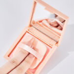 Bamboo Blotting Papers With Mirror&Makeup Puff Refreshing Portables Oil Control Tool Facial Oil Absorbing Sheets