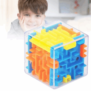 Magic Cube Six-sided Transparent Puzzle Speed Cube Rolling Ball Cubes Maze Toys For Children Stress Reliever Toys