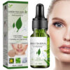 Pore Shrink Essence Green Tea Oil Control Moisturizing Face Serum Remove Dark Spots Acne Blackheads Essence