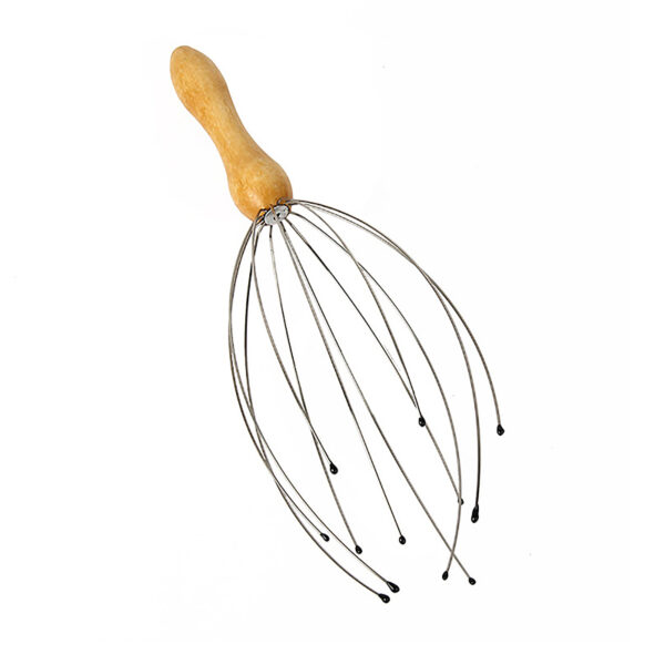 Octopus Head Massager Scalp Massager Relaxation Relief Body Massager Remove Muscle Tension Tiredness Metal Head Relax