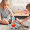 Clown Doll Electric Dancing Doll Swinging Left And Right Colorful Lights Dynamic Music Education Model Dolls For Children Gifts