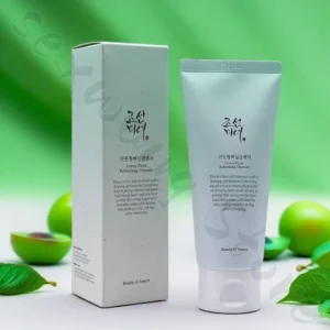 Woman Facial Cleanser Cream Long-lasting Moisturizing Gentle Cleansing Refreshing Oil Control Green Plum Cleanser