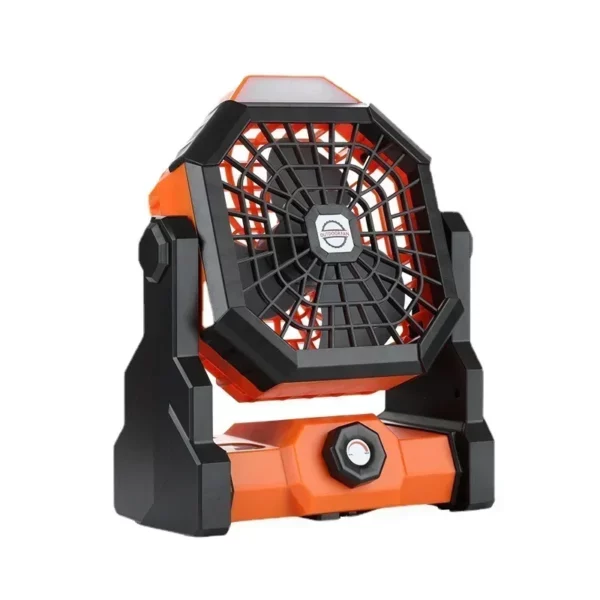 Portable camping fan fan with fan , USB fast charging fan, preferred for camping with built-in LED light