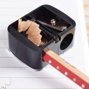 Women Ladies Double Holes Sharpener Pencil Sharpeners For Cosmetic Brushes Eyeliner Pencil Makeup Pencils Wholesale