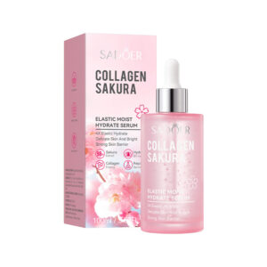 Sakura Collagen Face Serum Nourish Essense Oil Control Brightening Rejuvenation Skin Whitening Serum Skin Care