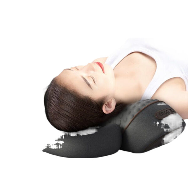 Electric Massager Cervical Pillow Hot Compress Vibration Massage Neck Traction Relax Sleeping Pillow Spine Support Normal