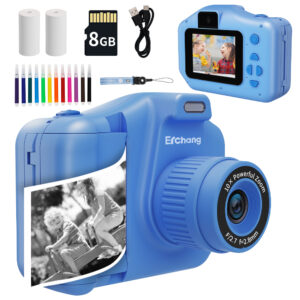 Instant Print Camera Digital Zoom Kids Digital Photo Camera Girl's Child Camera Video Boy's Birthday Gift