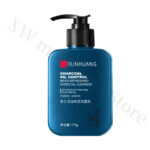 Men's Facial Cleanser Brightens Skin Tone Refreshes Oil Controls Hydration Moisturizes Deep Cleanses and Removes Blackheads