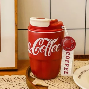 High-value Male and Female Students Car Cup Gift Cup Coffee Cup Steel Mug Coca-Cola