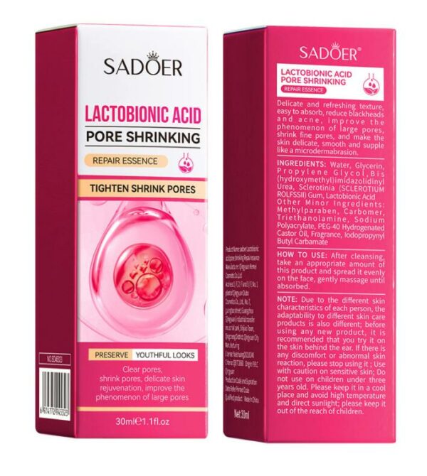 Acid Shrink Pores Facial Serum Moisturizing Essence Liquid Repair Face Pores Beauty Skin Care Korean Cosmetics