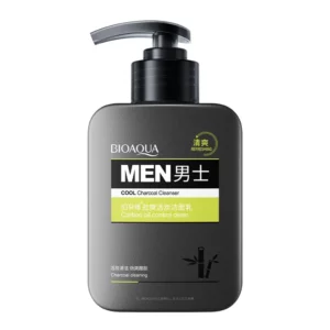 Men's Charcoal Facial Cleanser Cleaning Exfoliating Face Cleaner Wash Scrub Skincare Korean Cosmetics Skin Care Products