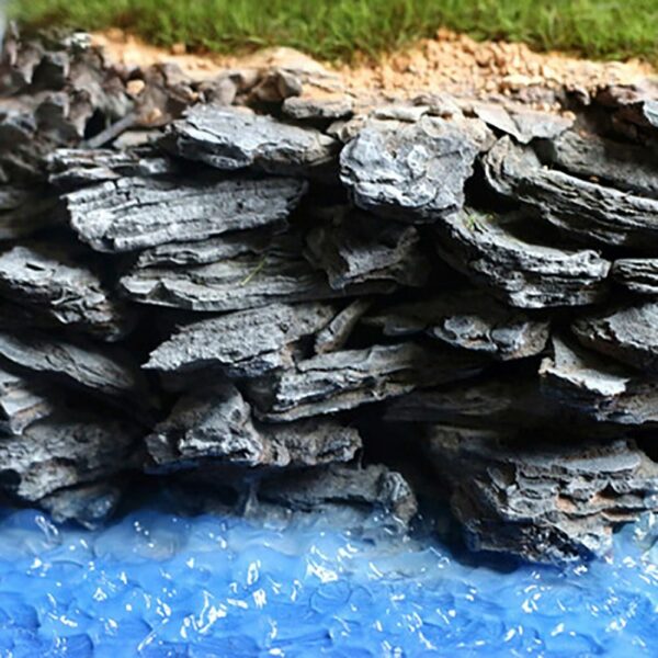 Accessories Railway Scenery Making Fairy Garden Simulation Bench Rock Stone Scene Model Sand Table Layout Mountain Platform