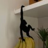 Kitchen Wall Door Metal Hook Key Hanger Cat Tail Monkey Shaped Decor Holder Clothes Storage Rack Creative Hook Tool