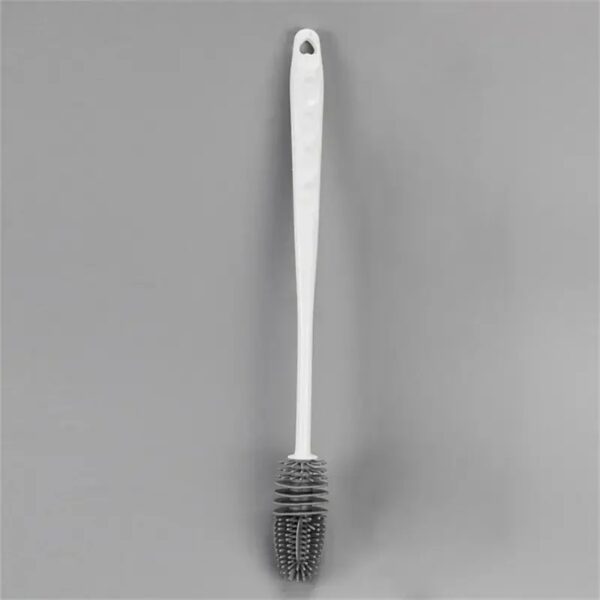 Long-handled Silicone Cup Brush Bottle Milk Bottle Brush Cup Scrubber Glass Cleaner No Dead-end Cleaning Brush Accessories