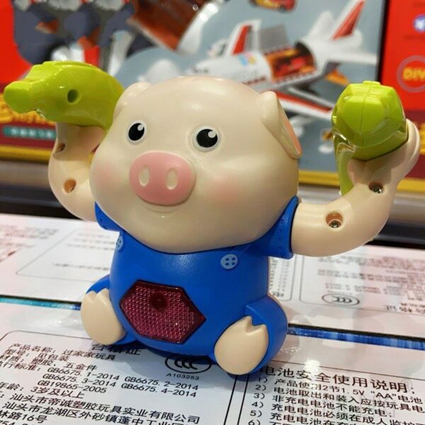 Electric Pig Dump Truck Music Voice Control Inductive Technology Fun Kids Pools Water Activities Bath Perfect Toy for Toddlers