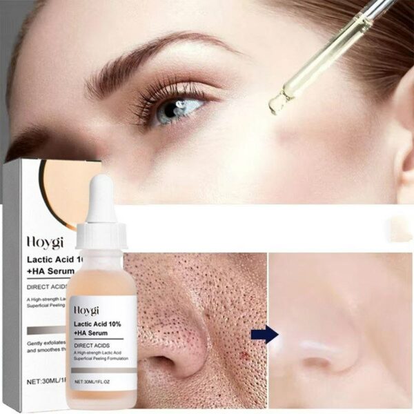 Remove Large Pores Serum Lactic Acid Facial Pore Shrinking Repairing Products Pore Minimizing Firming Smooth Korean Skin Care