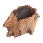 Wood Flower Cement Planters for Succulents Flowerpots Bonsai Decor