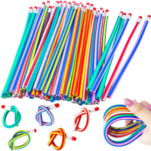 Magic Bendy Flexible Soft Pencil With Eraser Stationery Kids Student Colored School Office Supply Creative Novelty
