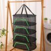 Food Drying Net Multi-functional Foldable Hanging Basket Anti-mosquito Drying Rack Herbal Fruits and Vegetables Drying Bags