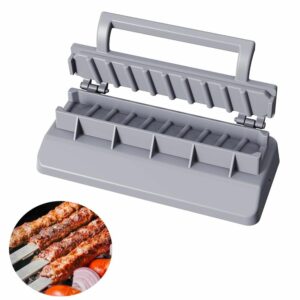 Manual Kebab Maker Turkey Reusable Barbecue Mold Cookware Barbecue Accessories BBQ Meat Skewer Maker Outdoor Cooking Picnic