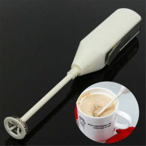 Electric Mini Whisk Powerful Milk Frother Stainless Steel Egg Beater Small Hand Mixer Handheld Drink Mixer for Lattes Cappuccino