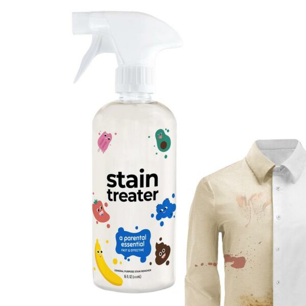 Spray Stain Remover Fabric Stain Remover Spray For Spot Cleaning Portable Stain Treater Spray For Food Pet Candle Wax Stains