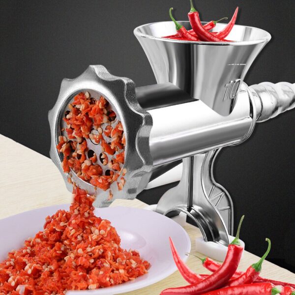 Adjustable Meat Mincer Grinder Hand Operated Heavy Duty Noodles Grinder Multi-function Manual Beef Sausage Pasta Maker Kitchen