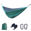 Outdoor Camping Hammock  Lightweight Hanging Mosquito Net Hammocks Tree Straps Swing Backpack Backyard